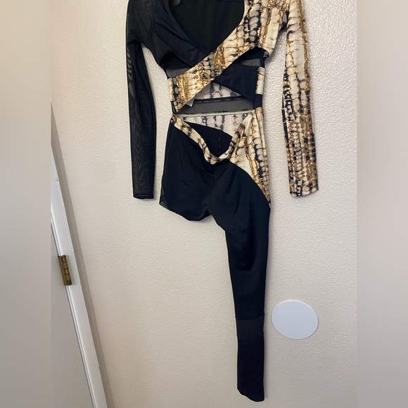 WEISSMAN Elite Dance Costume unitard Yellow Flicker Beat
MT11165 Snake print MC - Picture 4 of 12